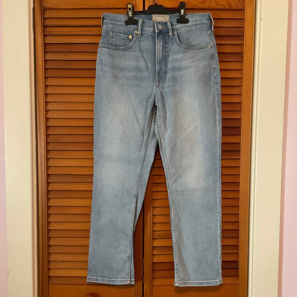 Everlane The Original Cheeky Jean Womens Size 28S Organic Cotton Light Wash